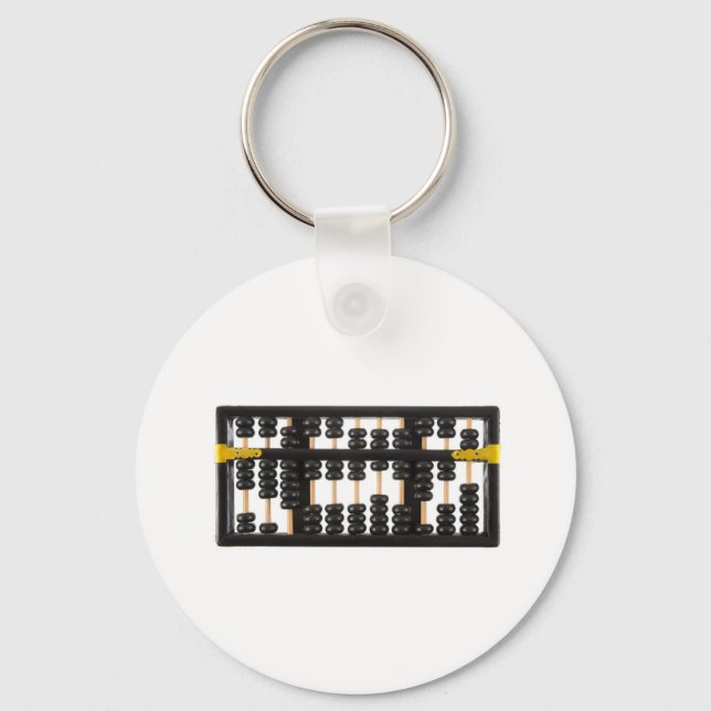 Porte-clés Ancien abaque en bois (Recto)