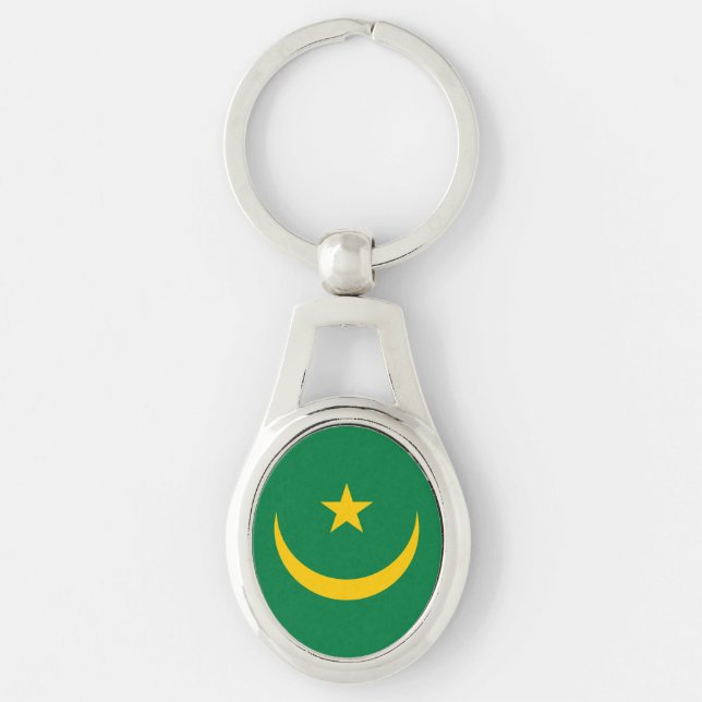 Porte-clés Ancien drapeau de Mauritanie (Devant)