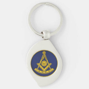 Porte-clés Ancien Maître Freemason Carré et Compass Masonic