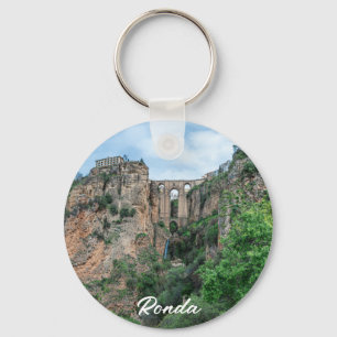 Porte-clés Ancien pont historique à Ronda, Espagne