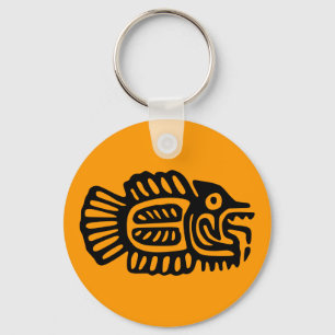 Porte-clés Ancien Porte - clé mexicain de poisson Motif