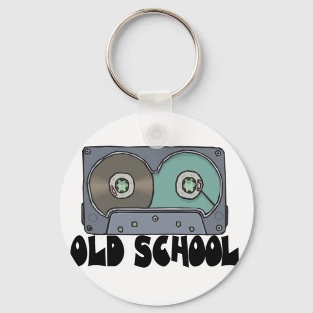 Porte-clés ancienne bande cassette (Recto)