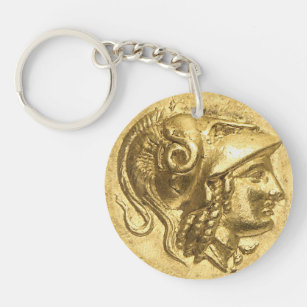 Porte-clés Ancienne pièce d'Athéna