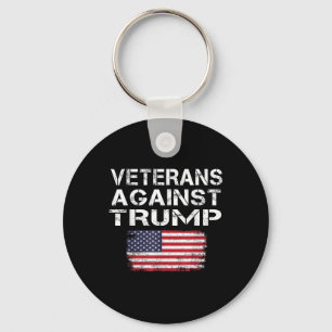 Porte-clés Anciens Combattants Contre Trump Tee _ Militaires