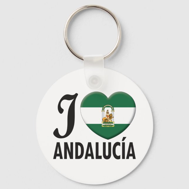 Porte-clés Andalousie amour (Recto)