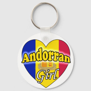 Porte-clés andorrane fille