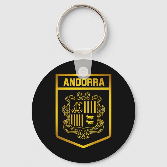 Porte-clés Andorre Emblem (Recto)