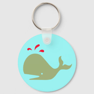 Porte-clés Andy Whale Célibataires_vert,rouge sur sarcelle