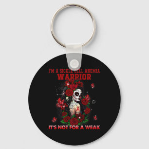 Porte-clés Anémie de la faucille Sugar Skull Papillon Sensibi