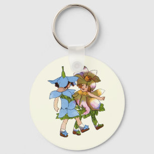 Porte-clés Anémones et Bluets