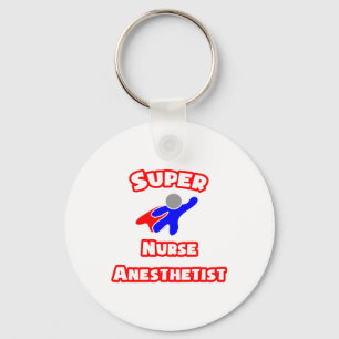 Porte-clés Anesthetiste super-infirmière