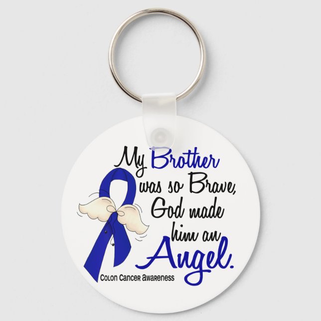 Porte-clés Ange 2 Frère Colon Cancer (Recto)
