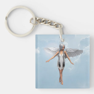 Porte-clés Ange blanc
