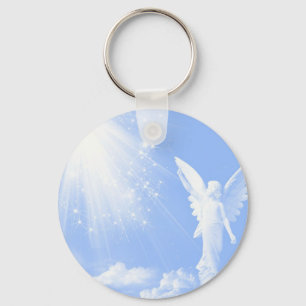 Porte-clés Ange dans les nuages