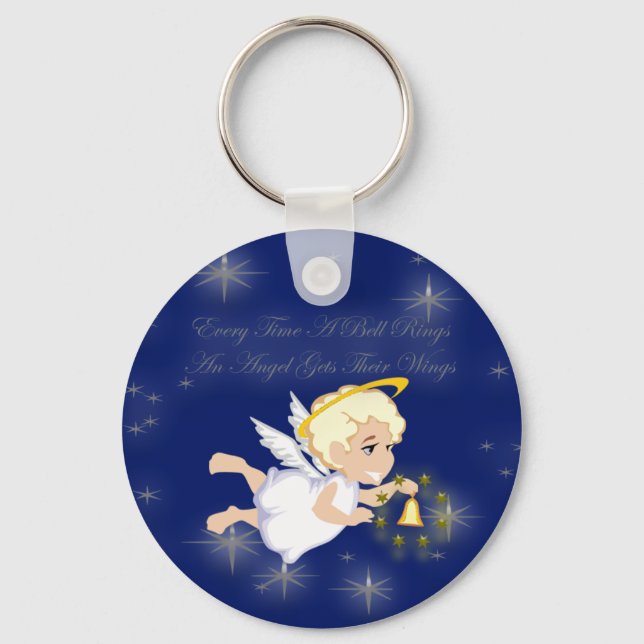 Porte-clés Ange de Noël (Recto)