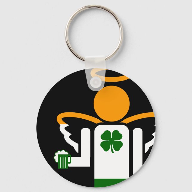 Porte-clés ange irlandais. (Recto)