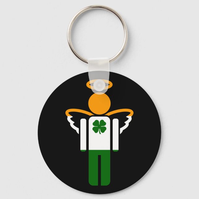 Porte-clés ange irlandais. (Recto)