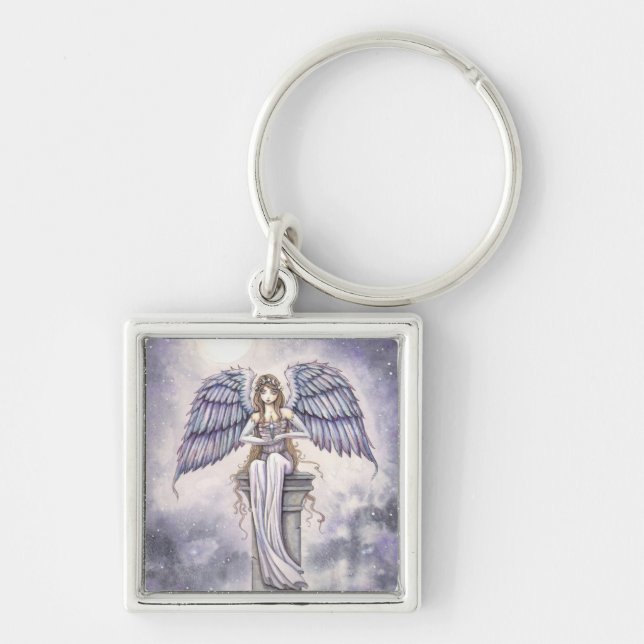Porte-clés Ange par Molly Harrison Fantasy Art (Devant)