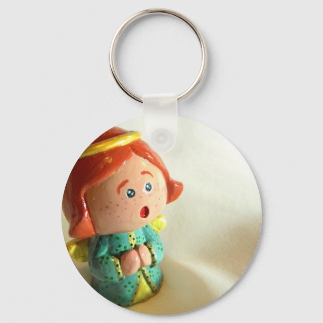 Porte-clés Ange vert II (Recto)