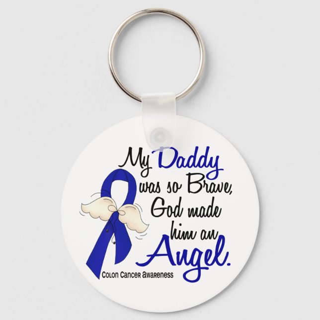 Porte-clés Angel 2 papa Colon Cancer (Recto)