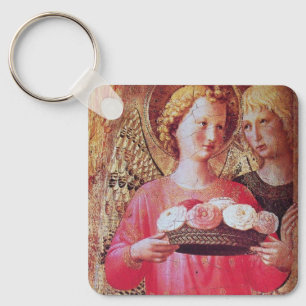 PORTE-CLÉS ANGEL AVEC ROSES