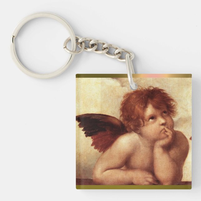 Porte-clés ANGEL / Cherub ailé (Devant)