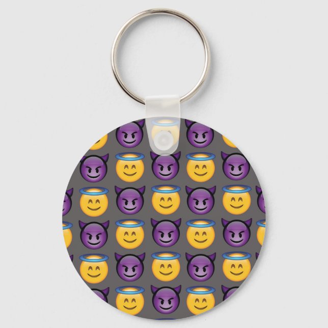Porte-clés Angel & Devil Emojis (Recto)