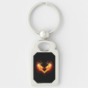Porte-clés Angel Fire Heart with Wings