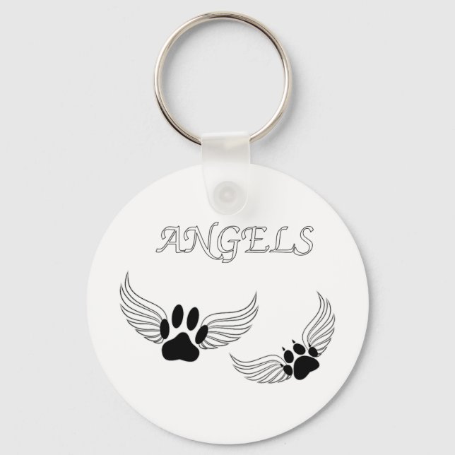 Porte-clés Angel Pet Paws (Recto)