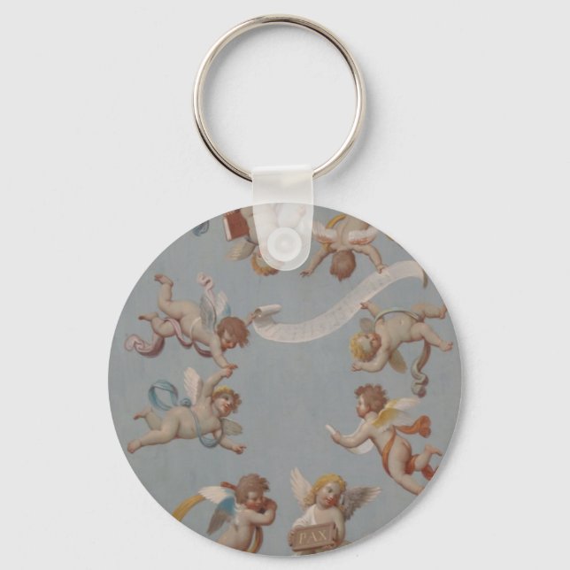 Porte-clés Anges de Cherub de la Renaissance (Recto)
