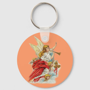 Porte-clés Anges de vœux de Noël