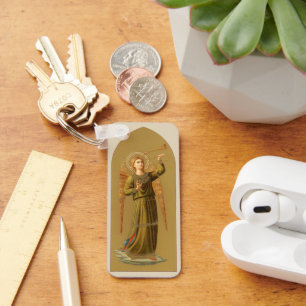 Porte-clés Anges musiciens de Noël, Renaissance vintage