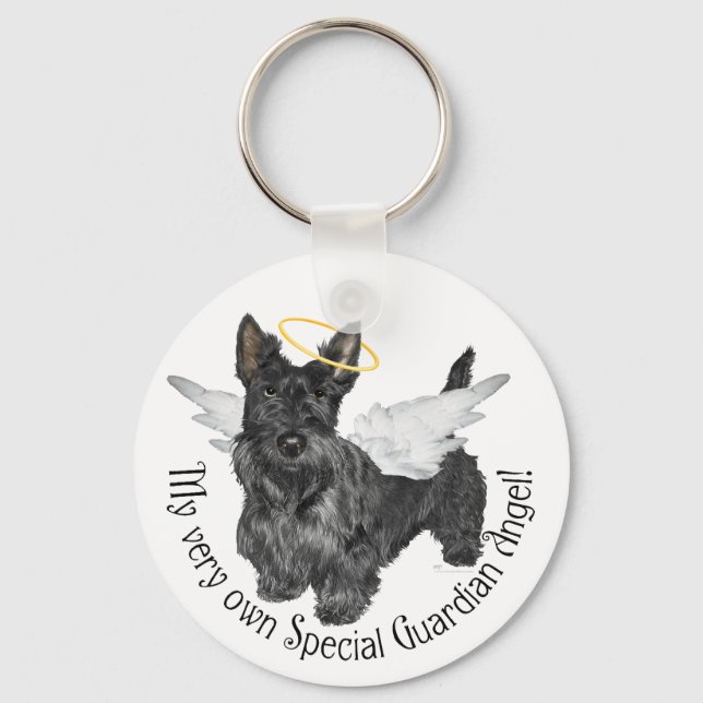 Porte-clés Anges Scottish Terrier (Recto)