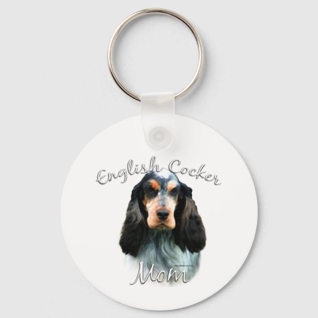 Porte-clés Anglais Cocker Spaniel Mom 2 (Recto)