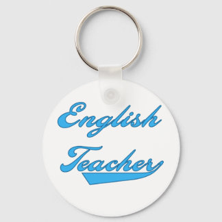 Porte-clés Anglais enseignant bleu