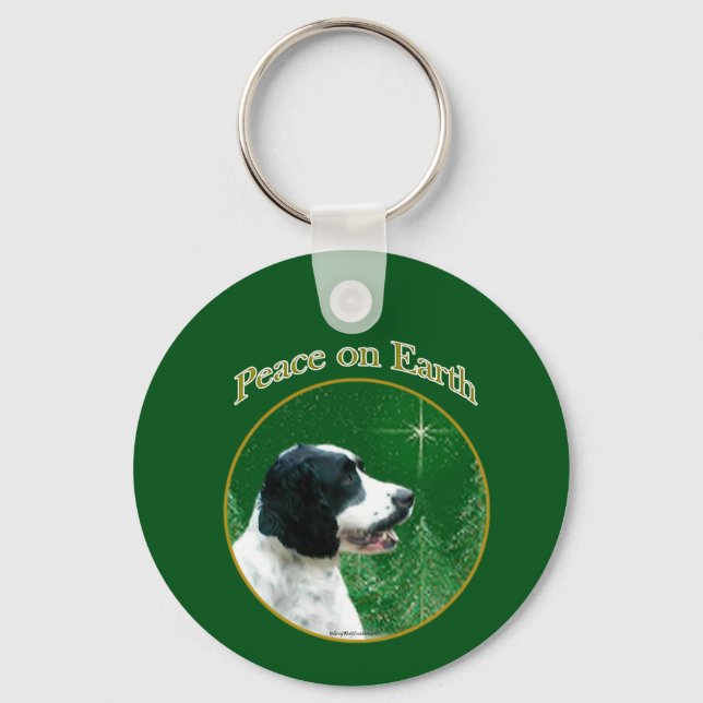 Porte-clés Anglais Springer Spaniel Peace (Recto)