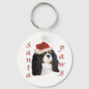 Porte-clés Anglais Toy Spaniel (prince) Père Noël Paws