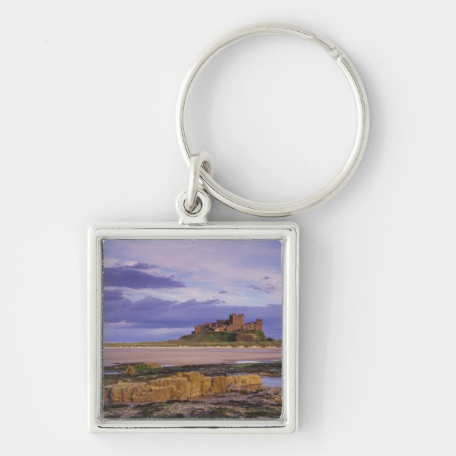 Porte-clés Angleterre, Northumberland, Château de Bamburgh (Devant)