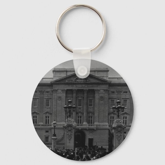 Porte-clés Angleterre vintage Londres Old Guard Buckingham Pa (Recto)