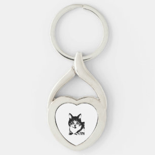 Porte-clés Animal,Chat,Chats,animal,animal de compagnie,chat,