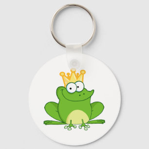 Porte-clés Animal mignon de bande dessinée du Roi Frog Frogs