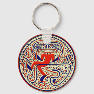 Porte-clés Animal mythologique précolombien