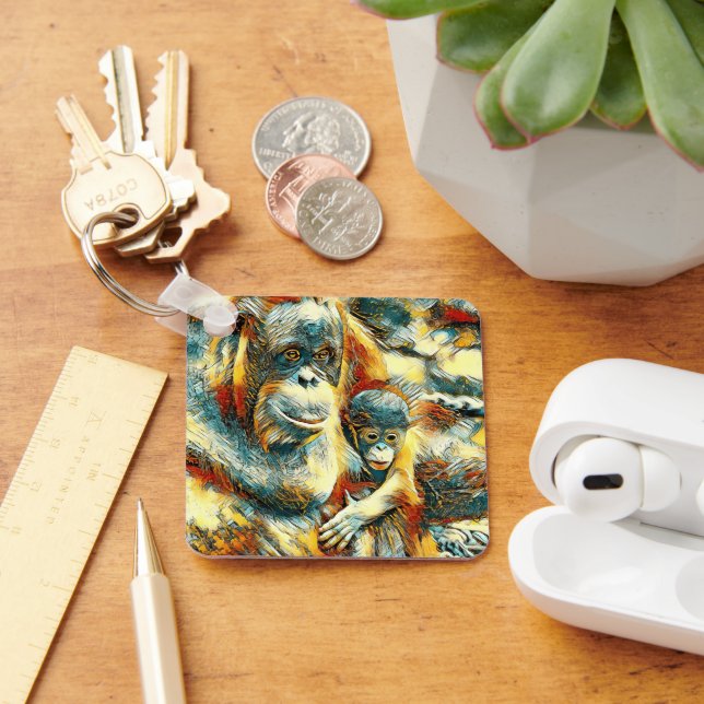 Porte-clés AnimalArt_OrangUtan_015 (Bureau)