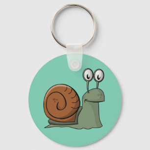 Porte-clés Animated Snail Keychain