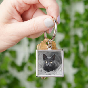 Porte-clés Animaux de bébés cutest   Chat gris