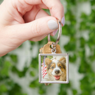 Porte-clés Animaux de bébés cutest Chiot de Corgi Patriotiq