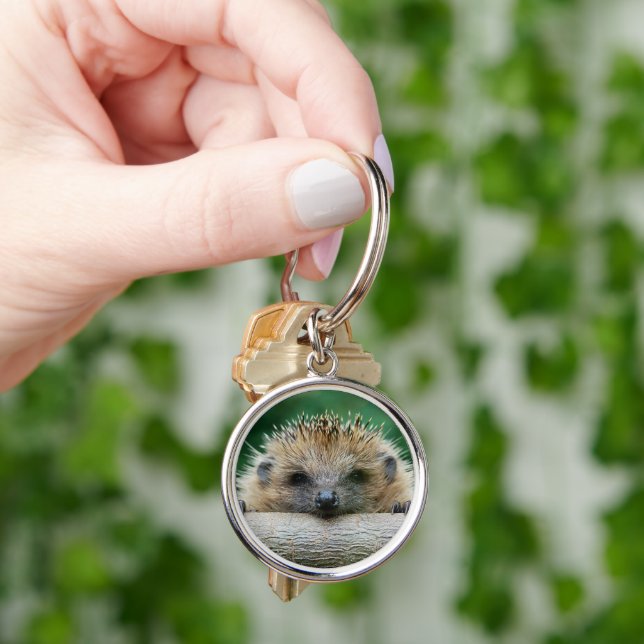 Porte-clés Animaux de bébés cutest | Hedgehog Smile (main)