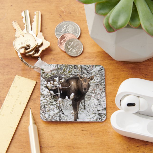 Porte-clés Animaux de bébés cutest | Moose Calf (Bureau)