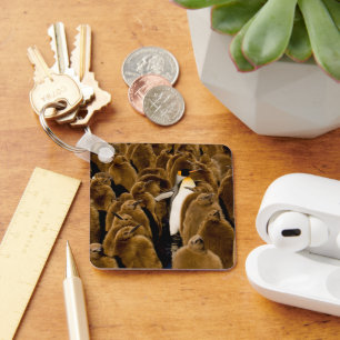 Porte-clés Animaux de bébés cutest   Pingouin parmi les jeune