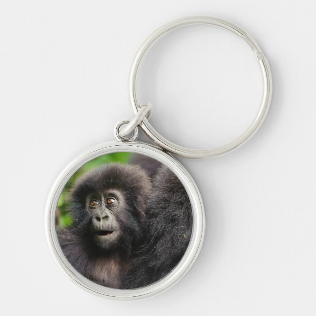 Porte-clés Animaux de bébés cutest | Young Mountain Gorilla (Devant)